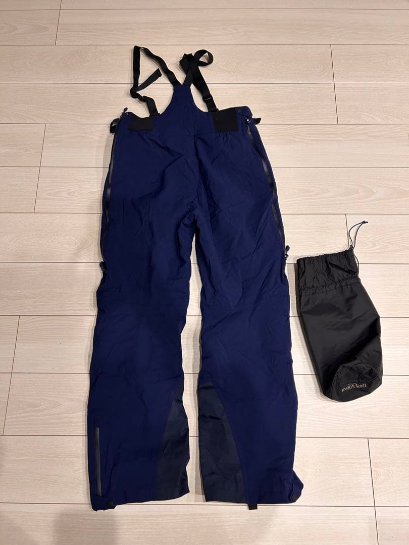 mont-bell ドライテックインシュレーテッドビブ XL ネイビー