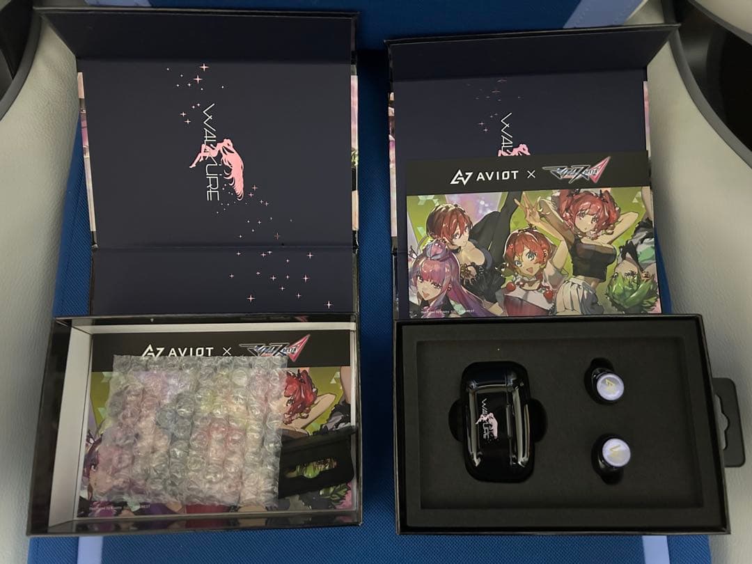 AVIOT×マクロスΔコラボイヤホン［TE-D01v-MCD］エラー品の外箱同梱