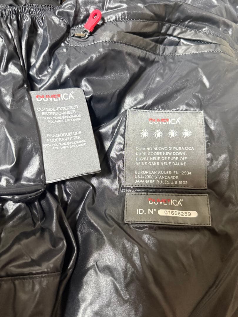 HYDROGEN DUVETICA ブラックダウンベスト サイズ52【値下げ‼️】