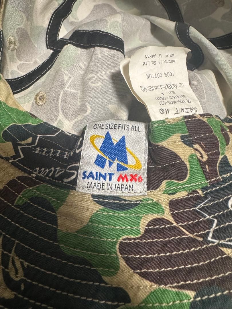 我*人様 SAINT Mxxxxxx APE ABC Camo Bucket H