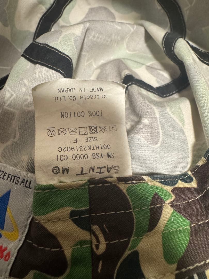 我*人様 SAINT Mxxxxxx APE ABC Camo Bucket H