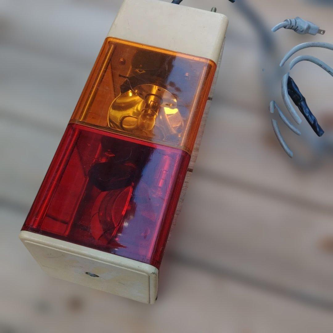 パトライト　回転灯　２段式　中古　稼働品