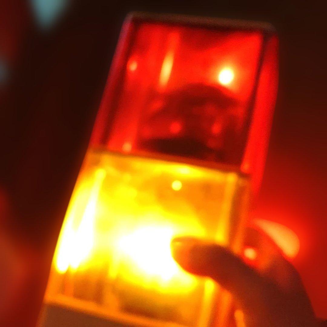 パトライト　回転灯　２段式　中古　稼働品