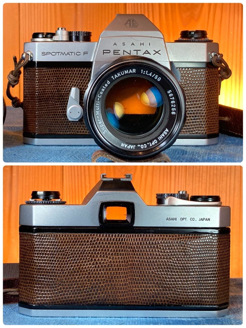 試写作例多数★pentax spf★リザード本革ブラウン★美品＊完動品＊初期保証