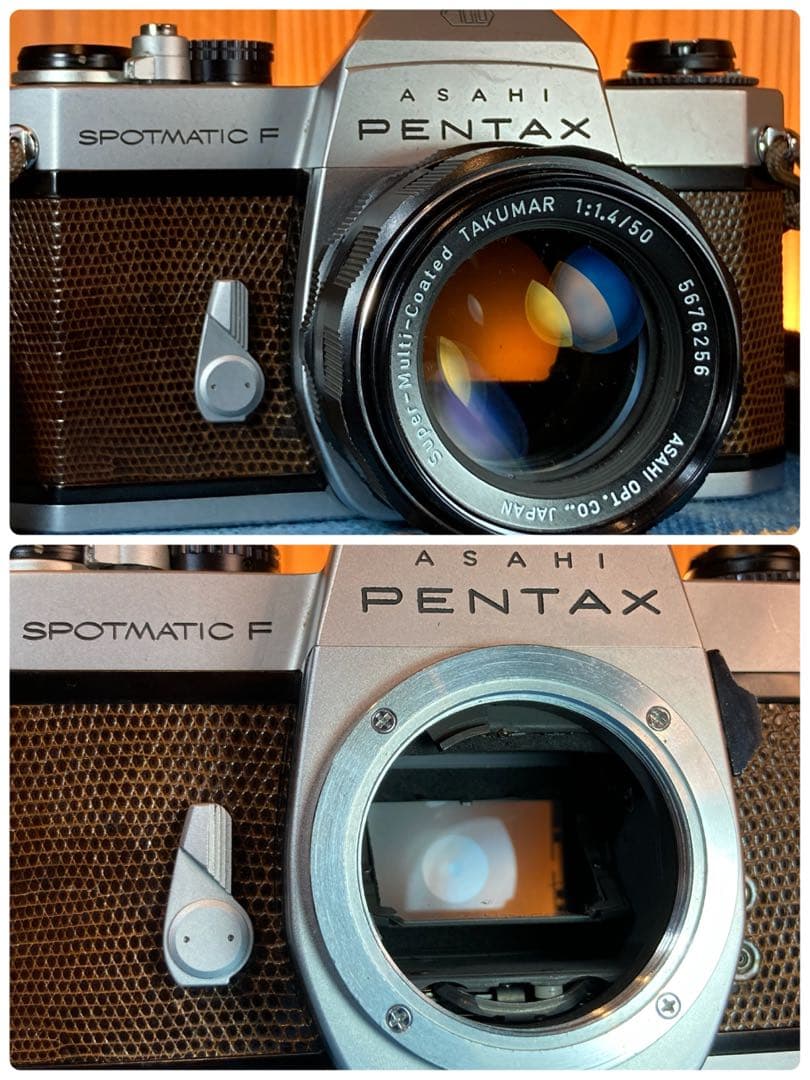 試写作例多数★pentax spf★リザード本革ブラウン★美品＊完動品＊初期保証