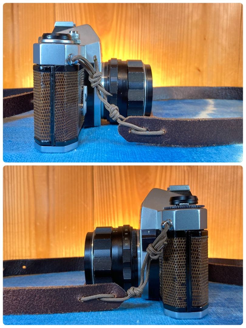 試写作例多数★pentax spf★リザード本革ブラウン★美品＊完動品＊初期保証