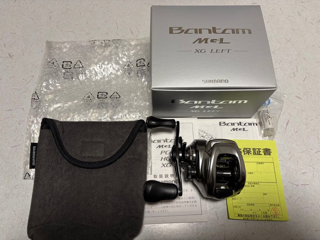 シマノ　18バンタム MGL XG LEFT 美品