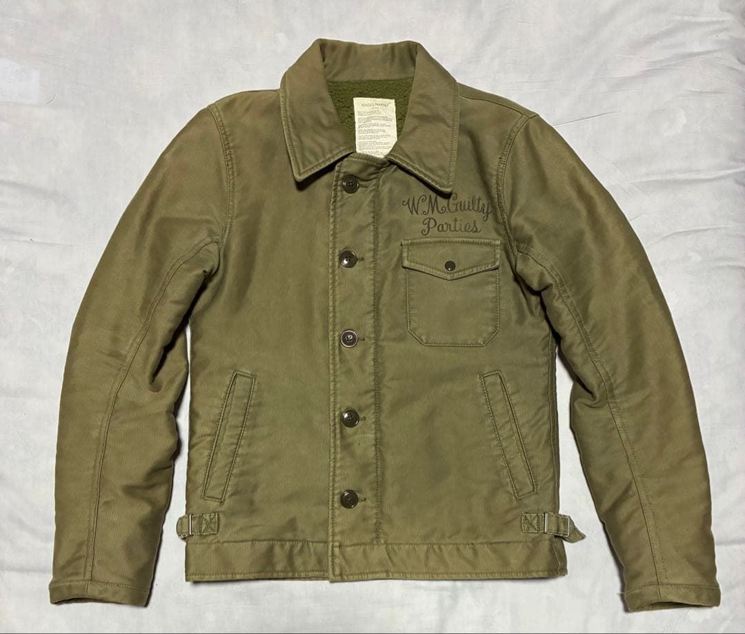 ワコマリアA2初期型ジャングルクロスデッキジャケットSWACKOMARIA60s