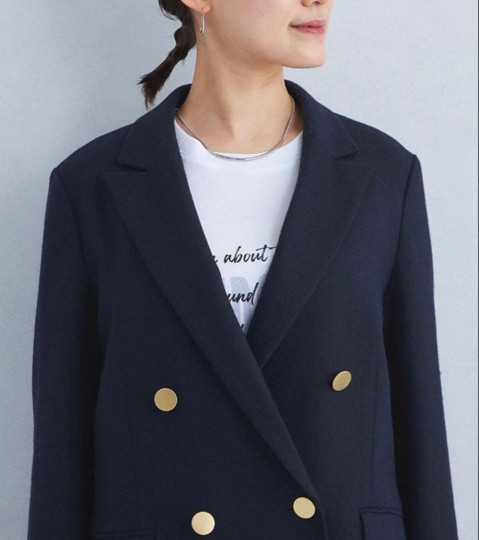 グリーンレーベルリラクシング メランジツイルダブルジャケット