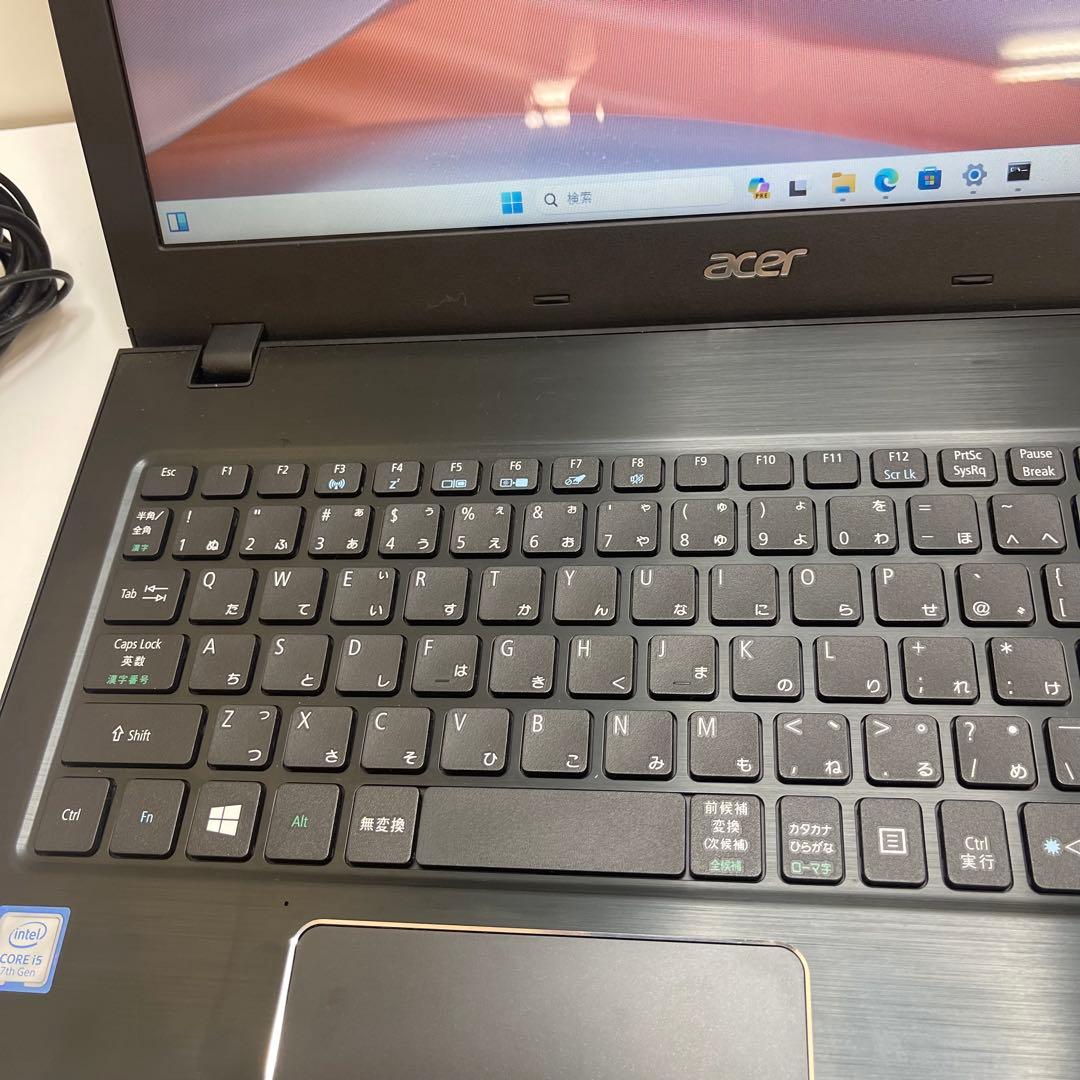 Windowsノート本体 #716 Acer Aspire E5-576 i5-7200U 8GB 256