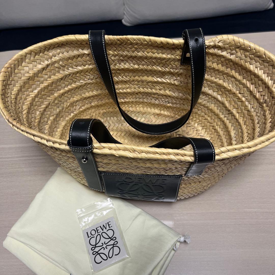専用です！LOEWE ロエベ カゴバック　レア黒　ラージサイズ