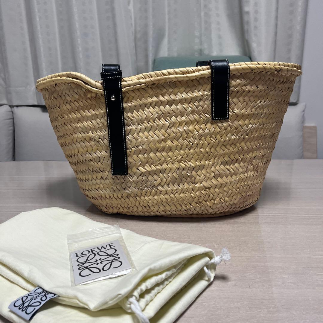 専用です！LOEWE ロエベ カゴバック　レア黒　ラージサイズ