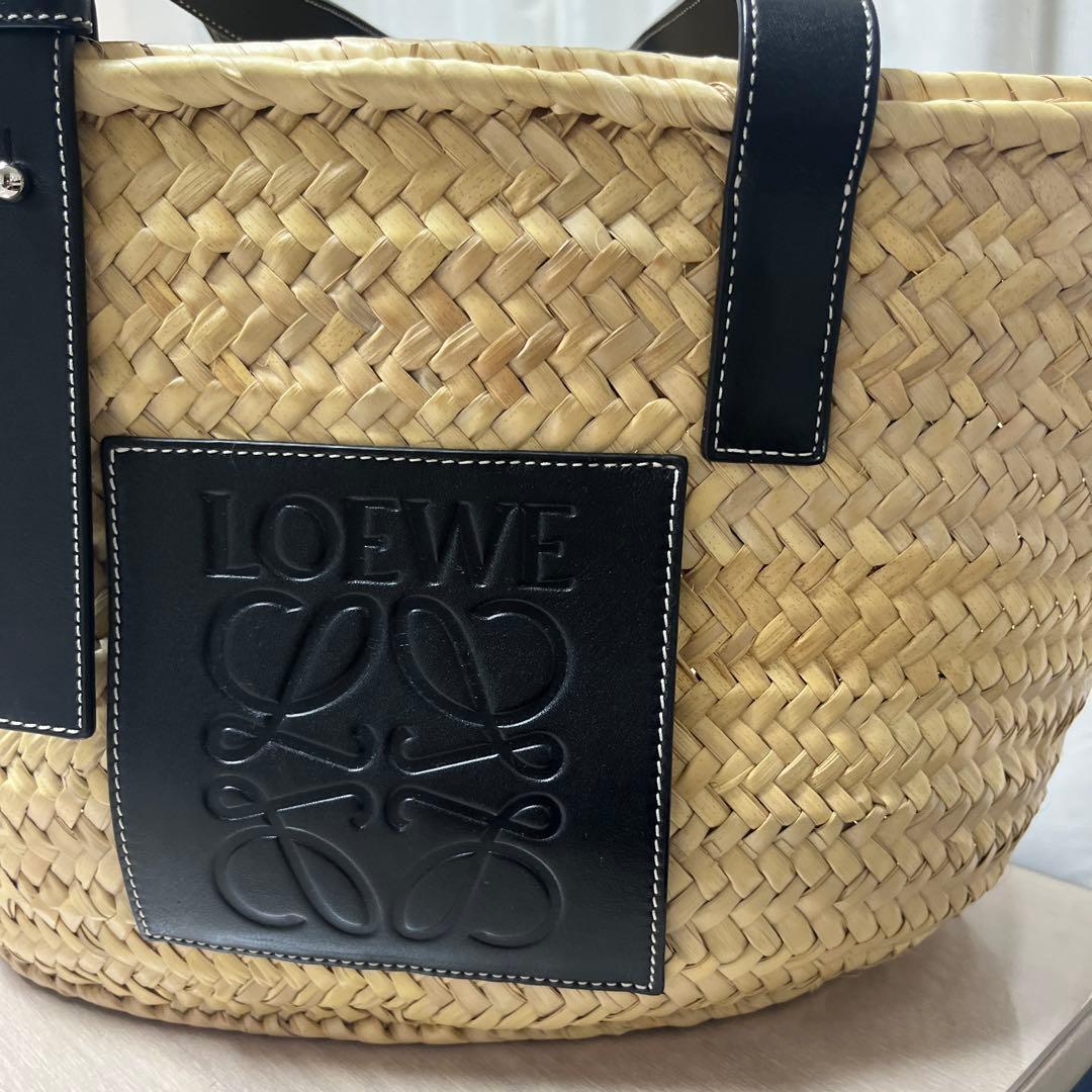 専用です！LOEWE ロエベ カゴバック　レア黒　ラージサイズ
