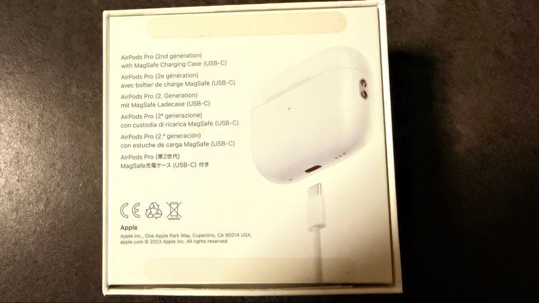 【美品】Apple AirPods Pro第2世代 本体【正規品】