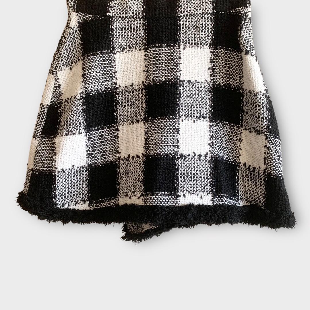 ★sheller❤️シェリエ　チェックツイードショートパンツ　キュロット　ブ