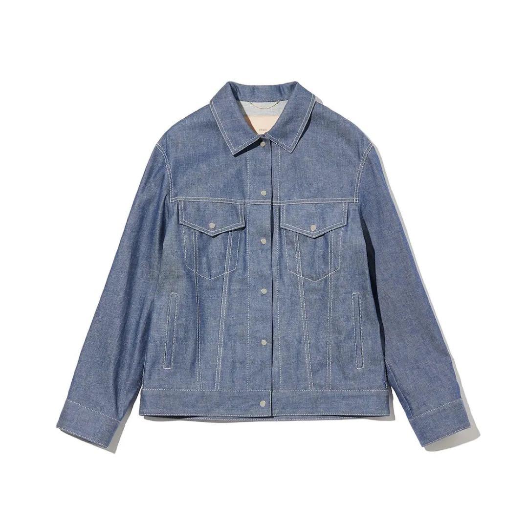 エブール ebure リアクティブデニム コンパクトジャケット Gジャン