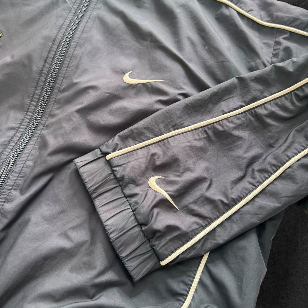 00s nike マンチェスターU 短丈　ドローコード　ナイロンジャケット M