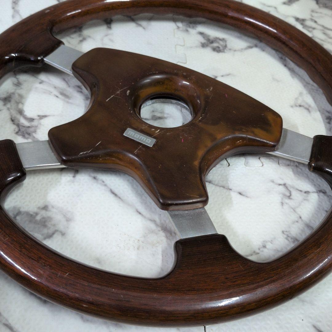 momo ウッドステアリング　当時物　MOMO