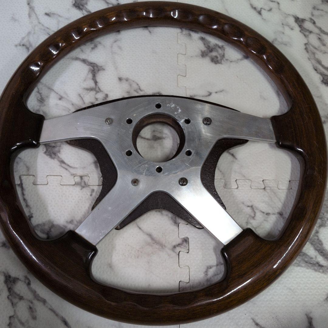 momo ウッドステアリング　当時物　MOMO