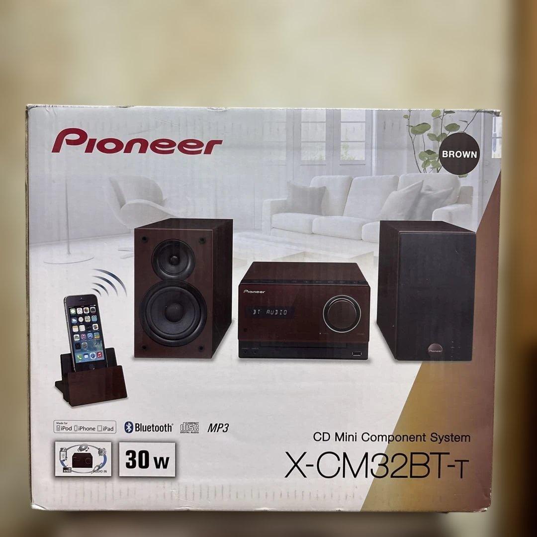 Pioneer X-CM32BT-T CDミニコンポーネントシステム　ブラウン