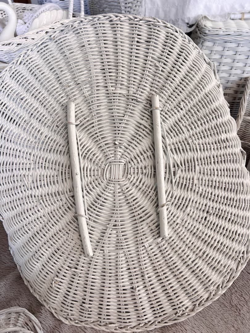 フランス アンティーク パニエ かご バスケット 籐 柳 ピクニック 蚤の市