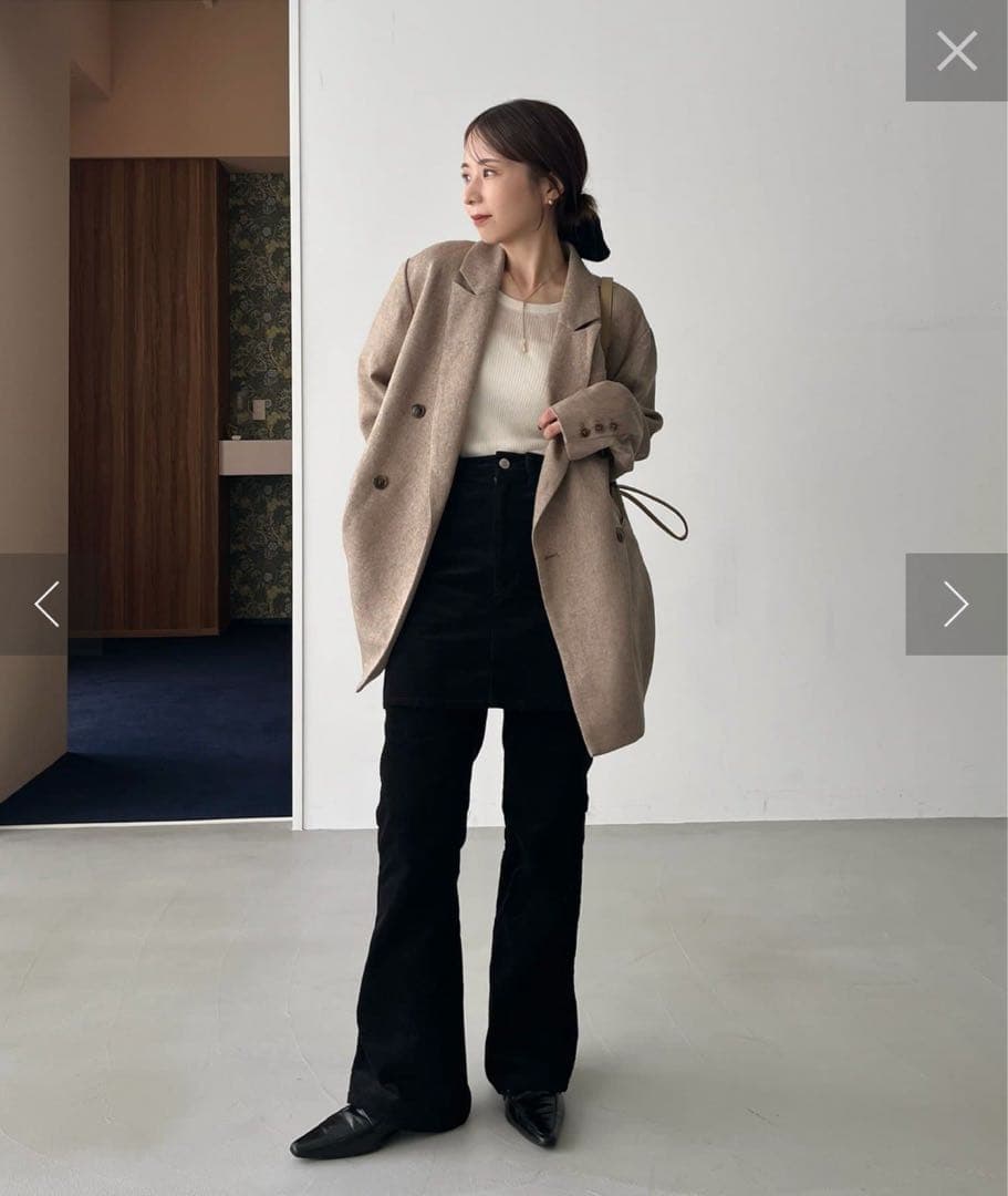 CAPRICIEUX LE'MAGE×nanacoコラボ　ツイードジャケット