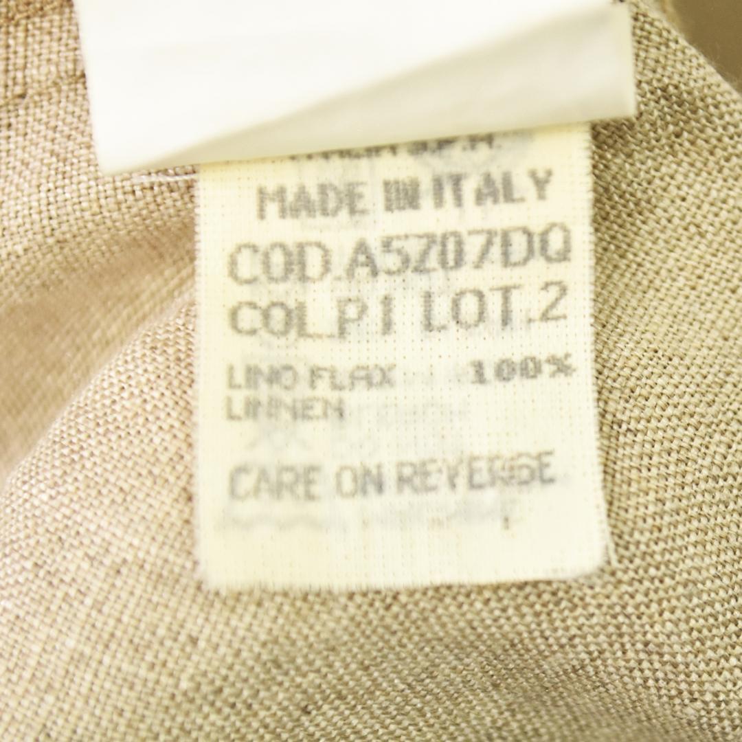 【上質】イタリア製 アルマーニジーンズ リネン100％ ノースリーブチュニック♪