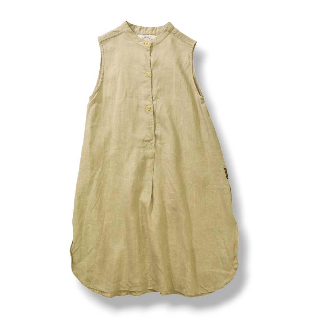 【上質】イタリア製 アルマーニジーンズ リネン100％ ノースリーブチュニック♪