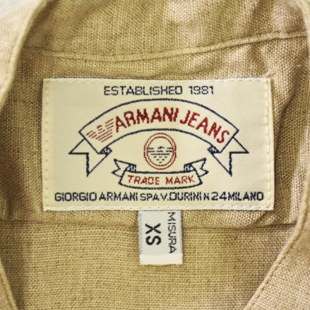 【上質】イタリア製 アルマーニジーンズ リネン100％ ノースリーブチュニック♪