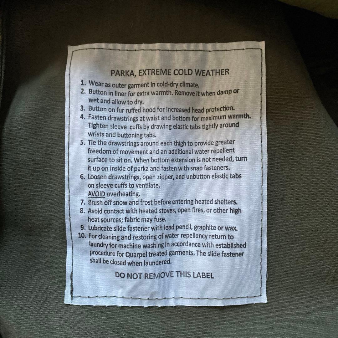 美品 YMCLKY 米軍 M-65 フィッシュテールパーカー フルセット L