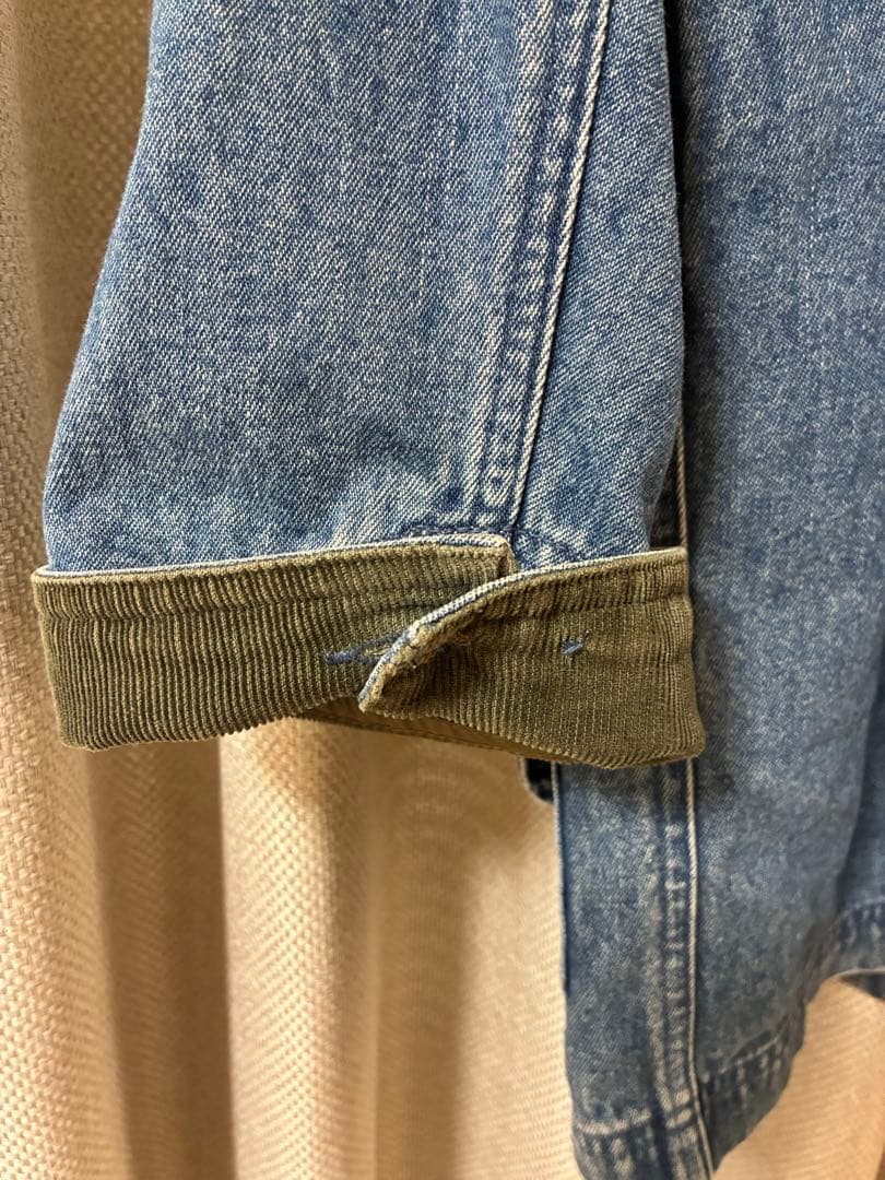 L.L.Bean デニムハンティングジャケット　ライナー付き　カバーオール