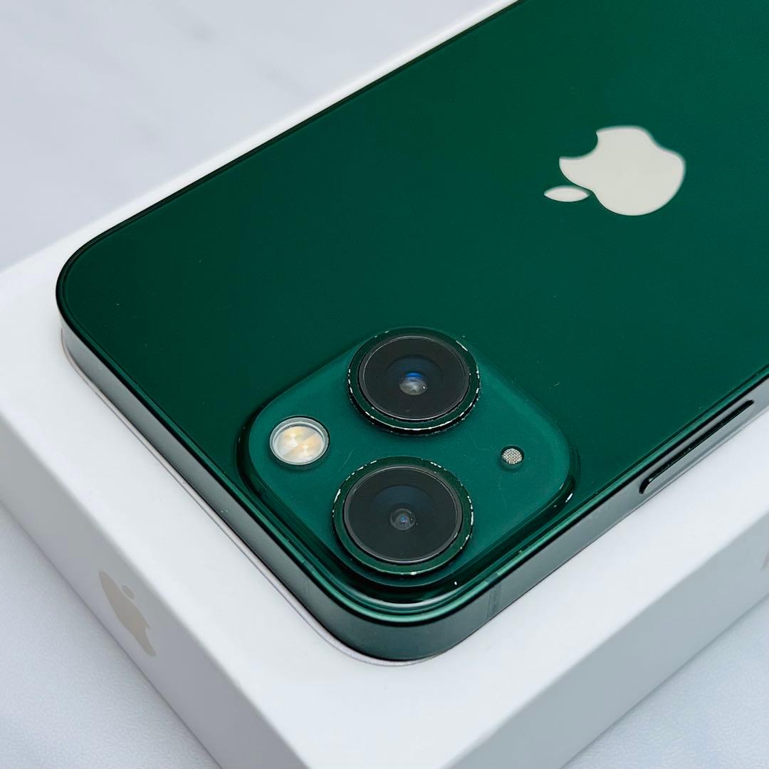 【良美品☆】iPhone13mini 本体 Green 128GB SIMフリー