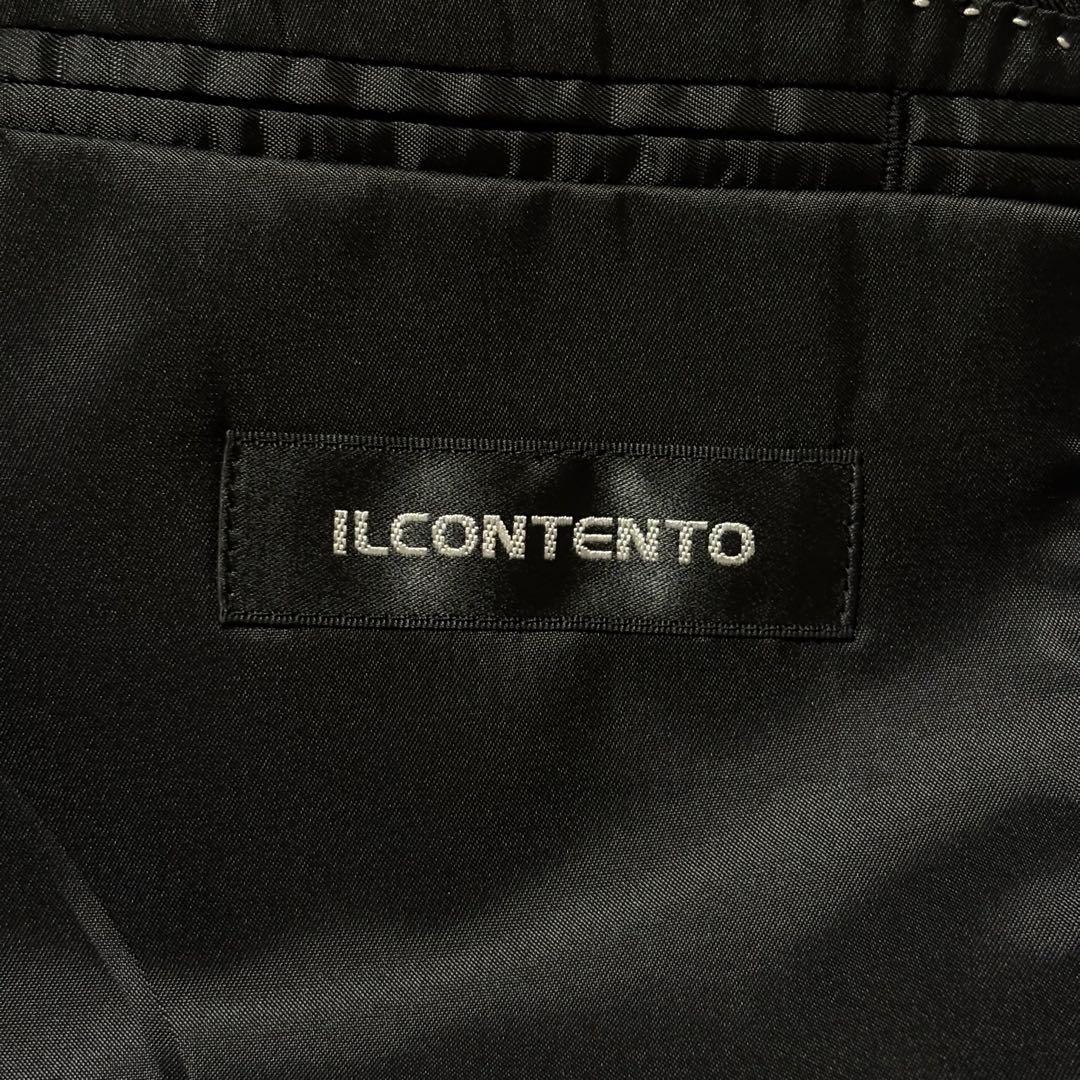 イルコンテント スーツ セットアップ 上下 100 E7 大きい 2XL 黒