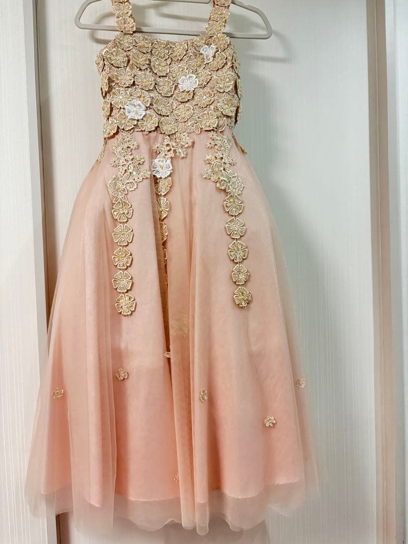 ベリージェネドレス 花柄装飾 140cm