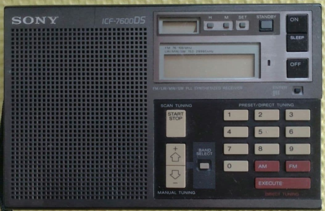 SONY ワールドバンドラジオ ICF-7600DS 元箱有