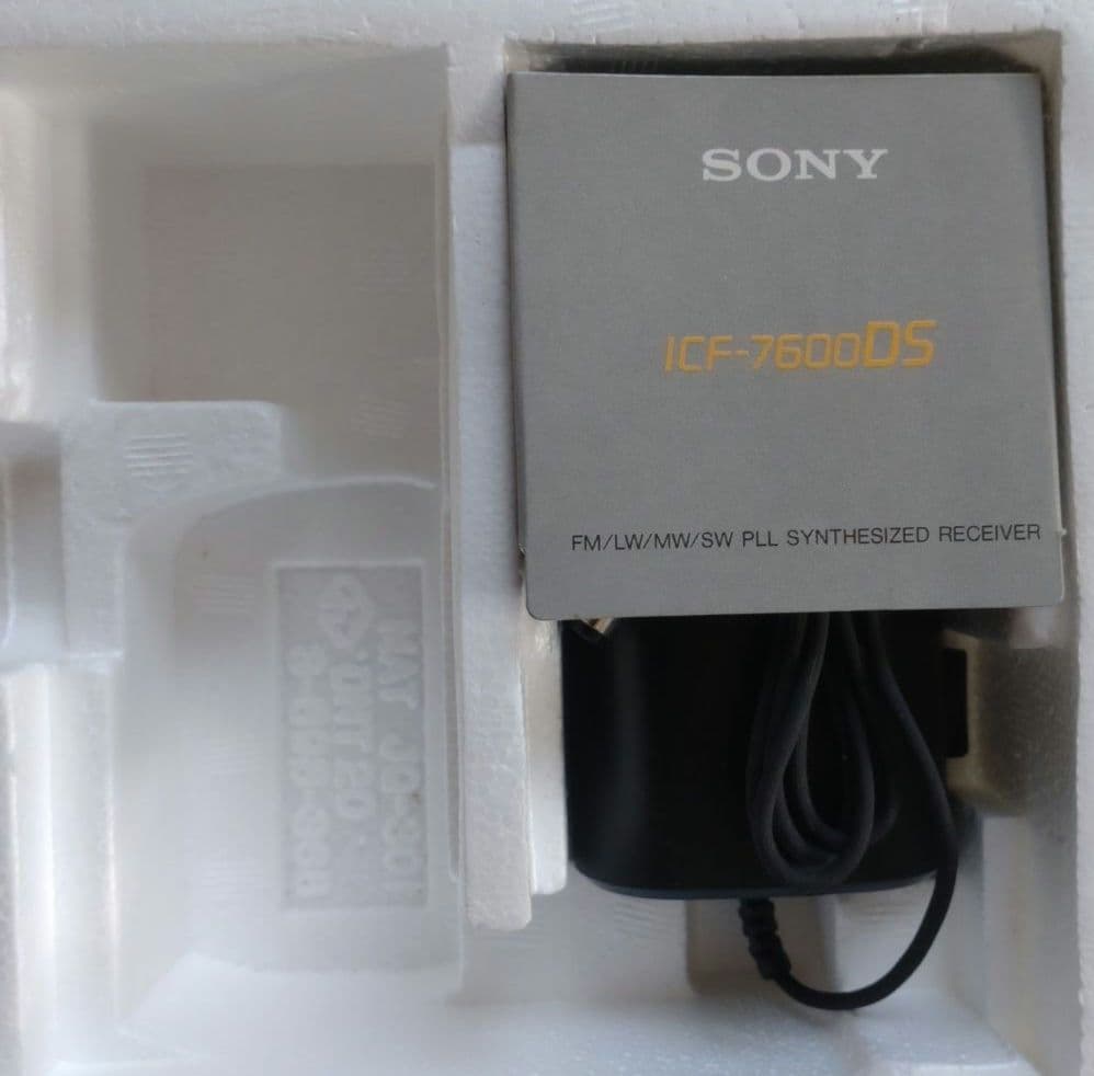 SONY ワールドバンドラジオ ICF-7600DS 元箱有