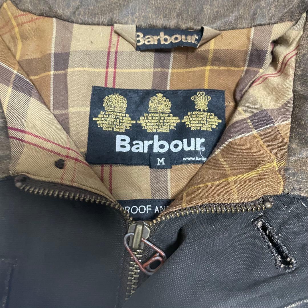 希少 90s バブアー barbour オイルドコットンジャケット 6ポケット