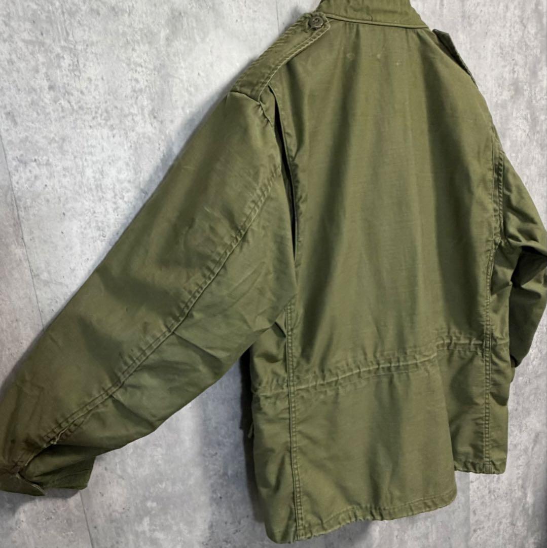 りゅうちゃん様希少67年製米軍実物M-65 2nd アルミジップ S-Mアルファ