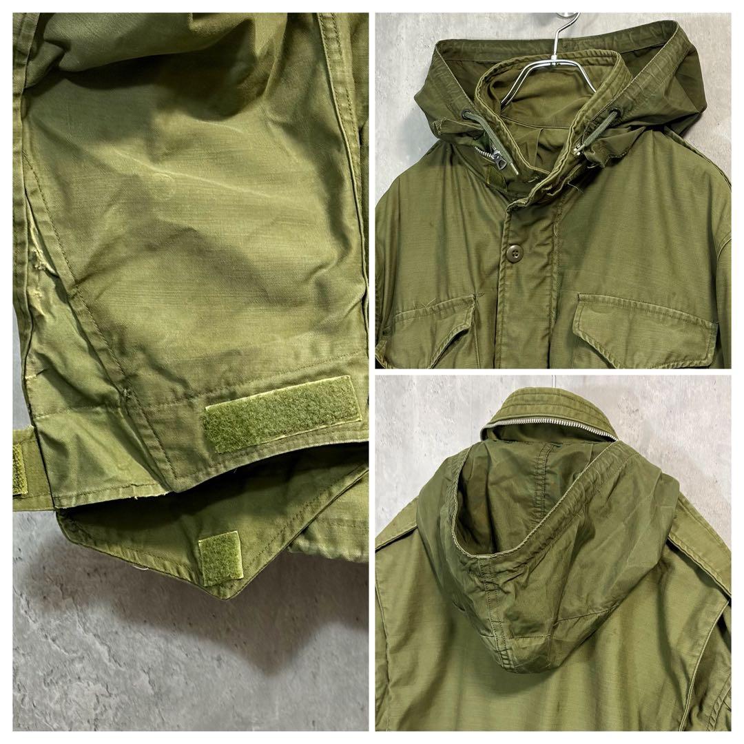 りゅうちゃん様希少67年製米軍実物M-65 2nd アルミジップ S-Mアルファ