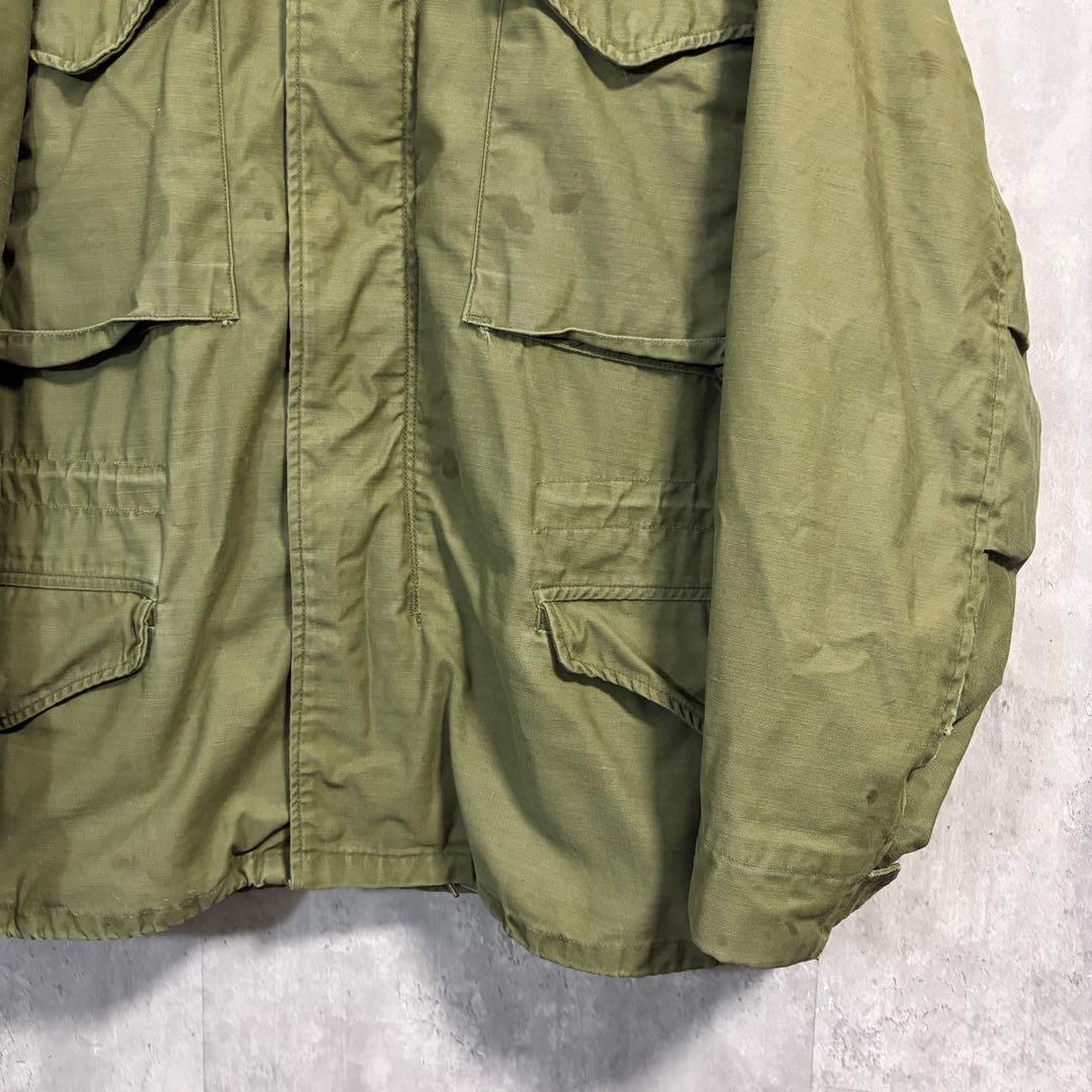 りゅうちゃん様希少67年製米軍実物M-65 2nd アルミジップ S-Mアルファ