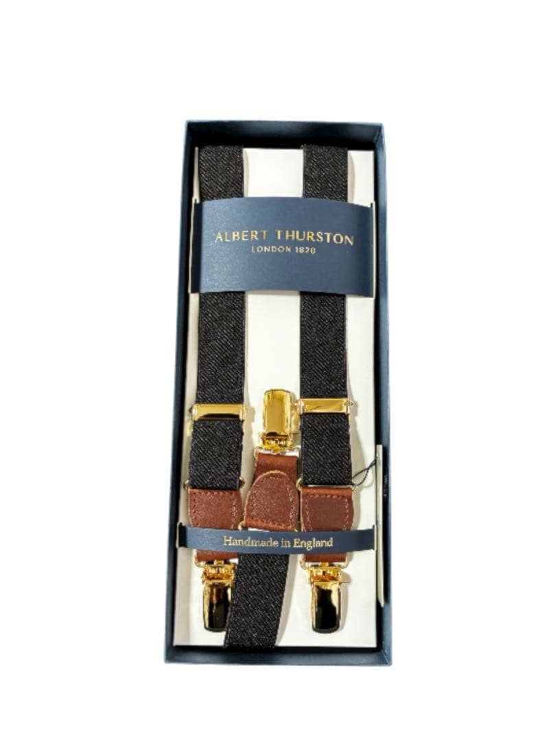 【早い者勝ち】アルバートサーストンサスペンダー英国製 高級 ハンドメイド