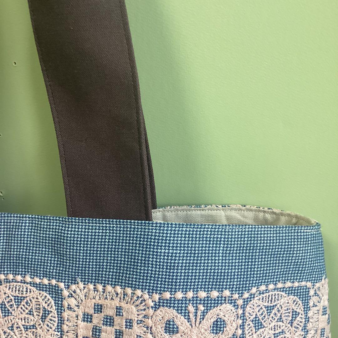 アップル17です！ミナペルホネン大きめトートバッグハンドメイド