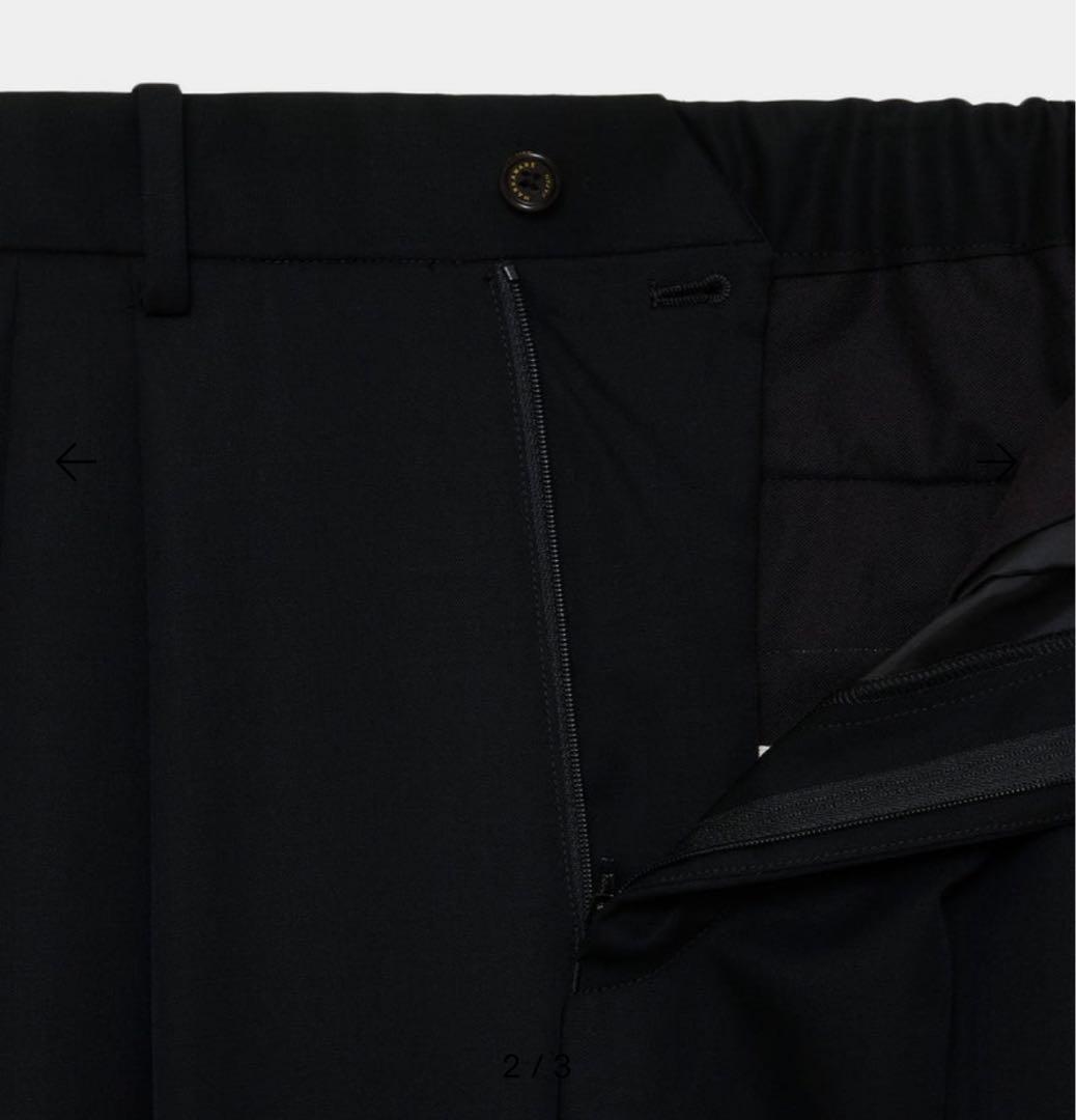 スーツ MARKAWARE WOOL GABARDINE WIDE TROUSERS