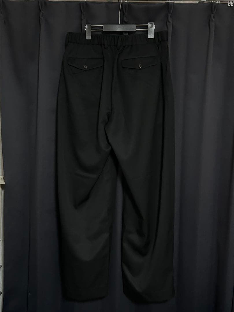 スーツ MARKAWARE WOOL GABARDINE WIDE TROUSERS