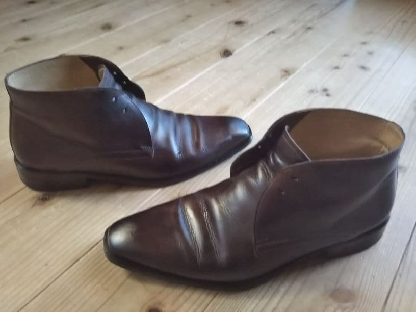 バーニーズニューヨーク チャッカブーツ ダークブラウン サイズ26センチ