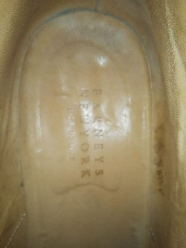 バーニーズニューヨーク チャッカブーツ ダークブラウン サイズ26センチ