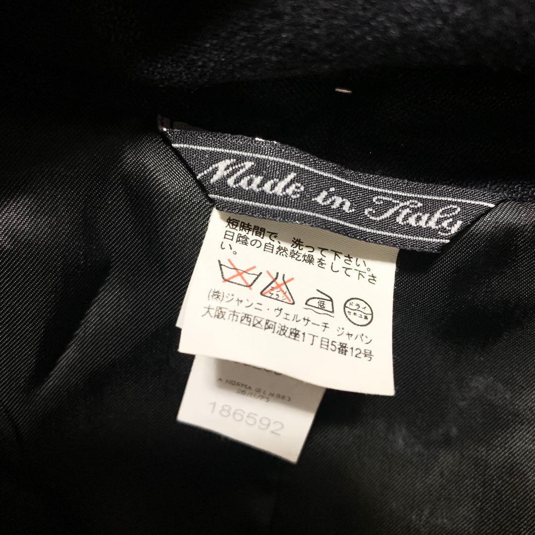 希少 ジャンニヴェルサーチ スーツ セットアップ メデューサ ブラック 黒 48