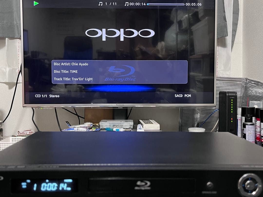 美品　リモコン付　OPPO SACD/ブルーレイプレイヤー　BDP-80
