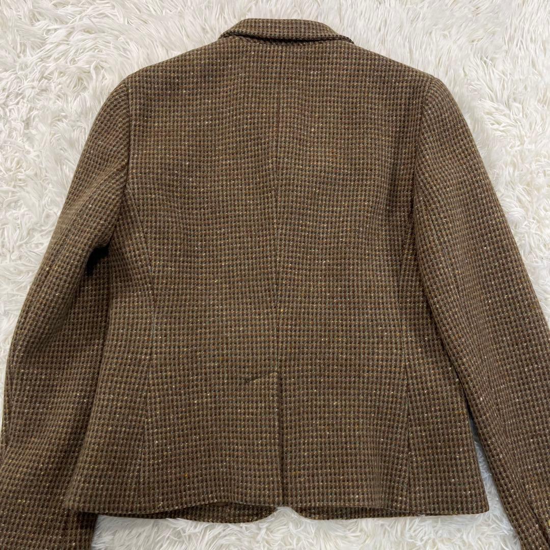 イタリア製✨カシミヤ混✨ラルフローレン　レディースジャケット　ツイード　L相当
