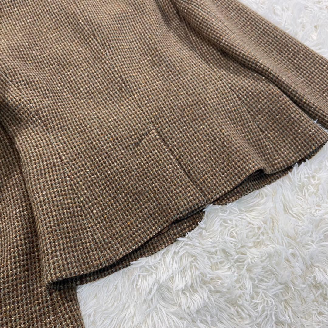 イタリア製✨カシミヤ混✨ラルフローレン　レディースジャケット　ツイード　L相当